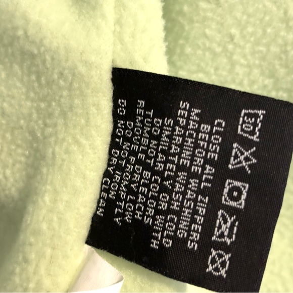 Men’s Size Small New Balance Lime Green Fleece Jacket - Picture 5 of 8